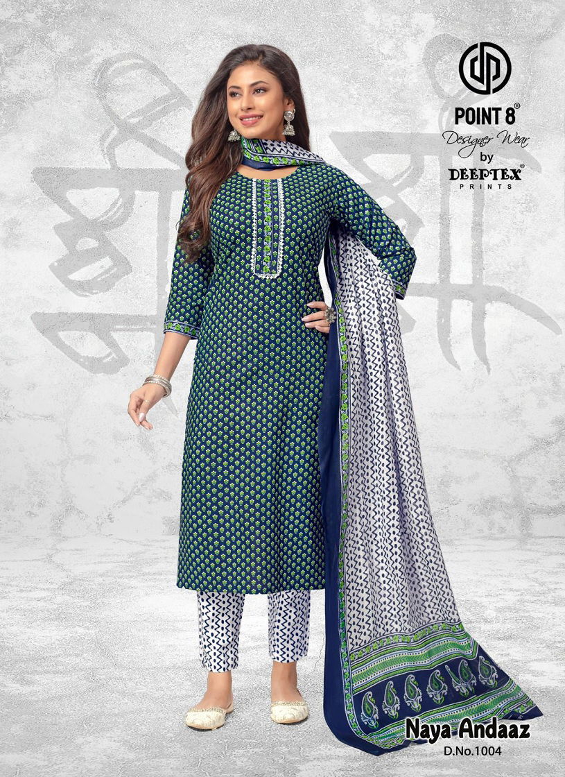 Naya Andaaz Vol 10 By Deeptex Cotton Printed Kurti Bottom With Dupatta Wholesale Price